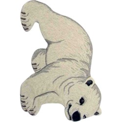 Tappeto Sitap Animals Baby Polbear White