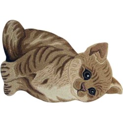 Tappeto Sitap Animals Cat Brown