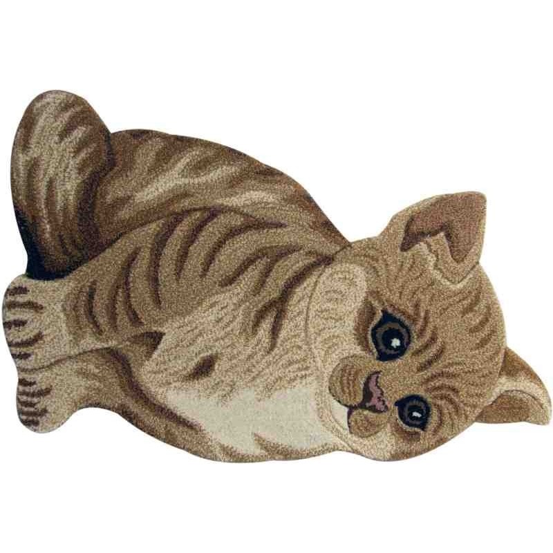 Tappeto Sitap Animals Cat Brown