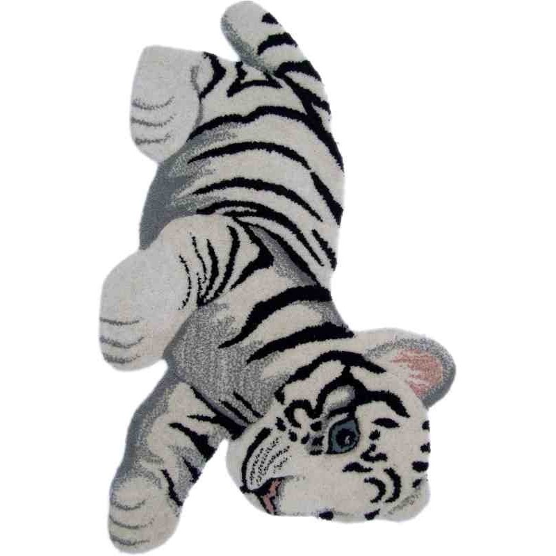 Tappeto Sitap Animals Tiger Toy White