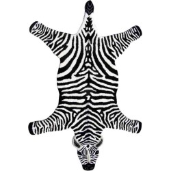 Tappeto Sitap Animals Zebra Black-White