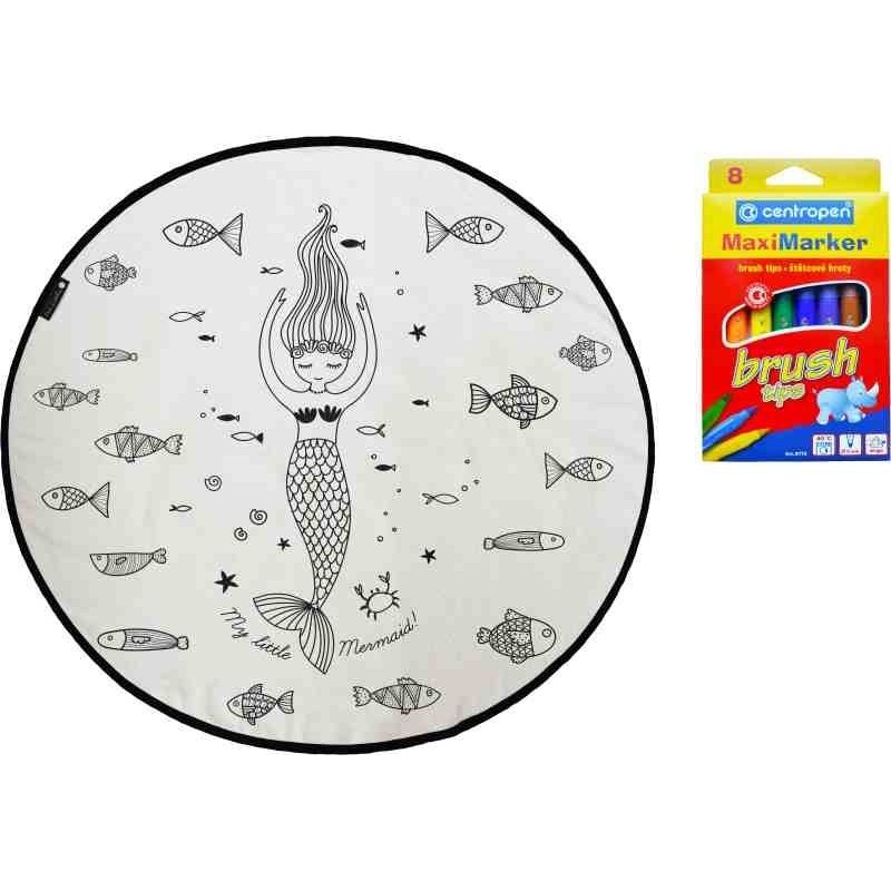 Tappeto Sitap Marameo Fish Around Me Rotondo