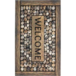 Tappeto Sitap Eco Master Welcome Framed Pebbles
