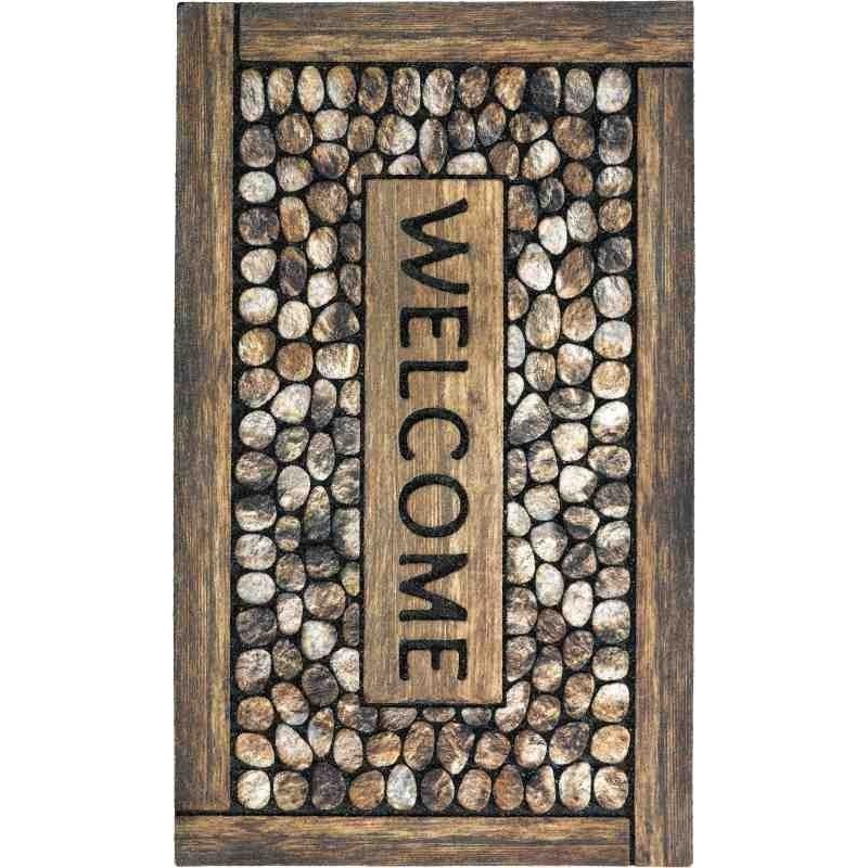 Tappeto Sitap Eco Master Welcome Framed Pebbles