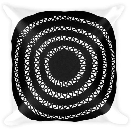 Tappeto Sitap Alyssa Black 1A Rotondo