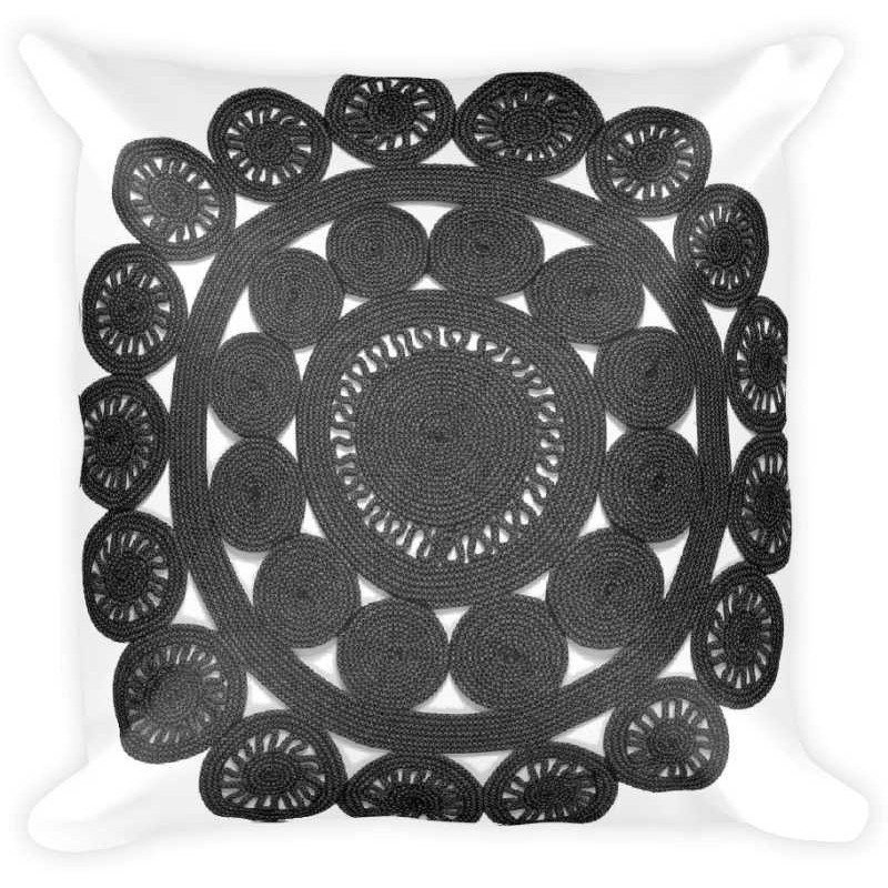 Tappeto Sitap Alyssa Black-Grey 2B Rotondo