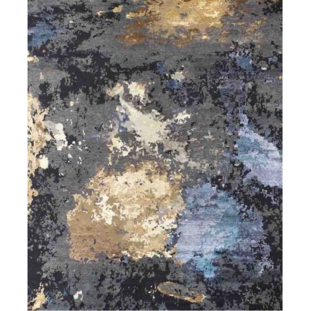 Tappeto Sitap Elite Charcoal Gold Blue