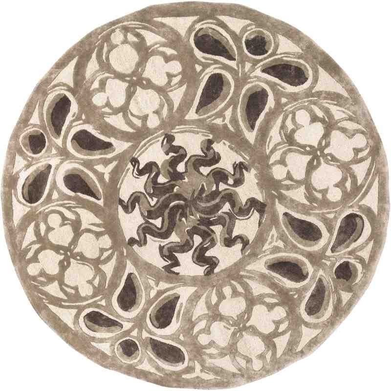 Tappeto Sitap Medusa Beige-Brown Rotondo