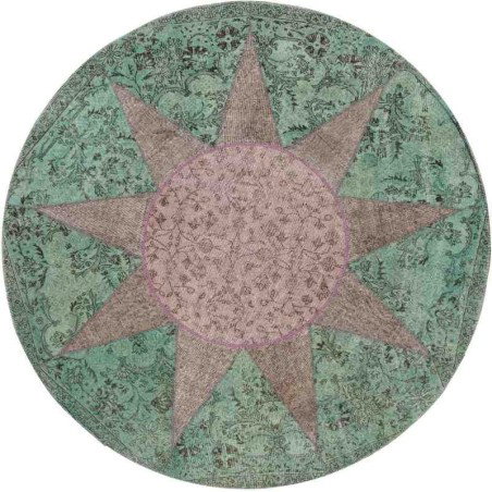 Tappeto Sitap Star Grey Rotondo