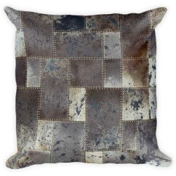 Tappeto Sitap Stringhe Pelle Lurex Grey-Silver 2