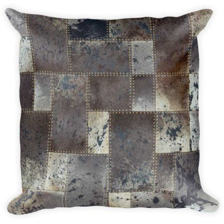 Tappeto Sitap Stringhe Pelle Lurex Grey-Silver
