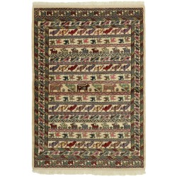 109044 tappeto persia torkaman fine cm 106x152